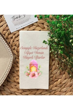 MNZ-Color طاولاتك في رمضان التحدث النابكين 20pcs - Rima Tasarım