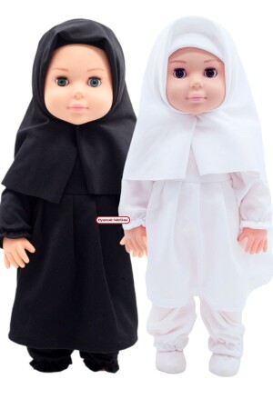 Rana Toy Meat Doll with Sheet and Hijab and Voice Reading Turkish Prayers and Hymns 40 Cm - Oyuncakfabrikasi