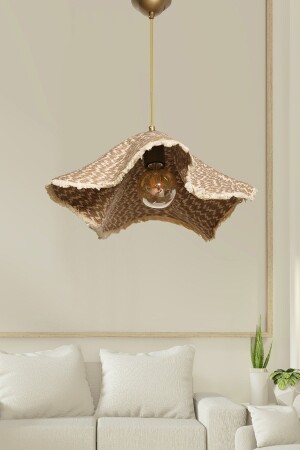 مصباح رانشيهر من طراز MNZ-Ranchero Jute-ecru Hsra-44 SP135 - hmydesign