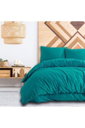 Ranforce 100% Cotton Double Duvet Cover Set with Elastic Sheets NEVRESİM_SET - Şanlı