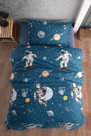 Ranforce 100% Cotton Single Duvet Cover Set RNST-GALA-V1LAC-NOR-P - Nordqueen