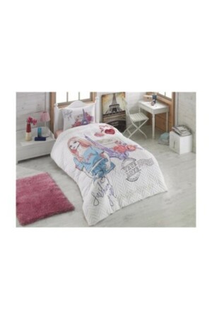 Ranforce 4 Season Quilted Duvet Cover Set FASHION - Kristal By Taç