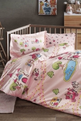 Ranforce Baby-Bettbezug-Set – Prinzessin Pink 60154329 - Taç