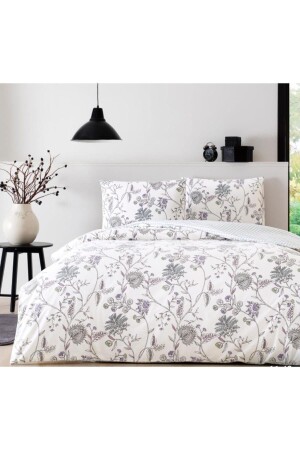 Ranforce Çift Kişilik Nevresim Takımı Rosie Lastiksiz 200 Cm X 220 Cm 93983 - Taç