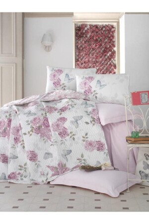 Ranforce Doppel-Komplettset – Rosella Pink 1227665003052 - Cotton Box