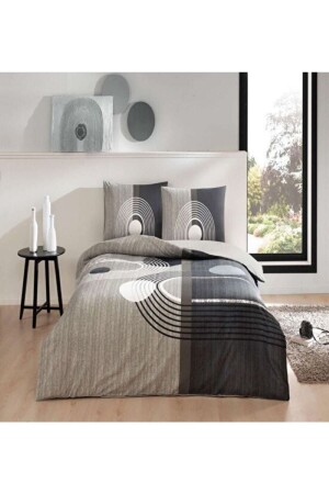 Ranforce Double Duvet Cover Set Alex Gray 87148 - Taç