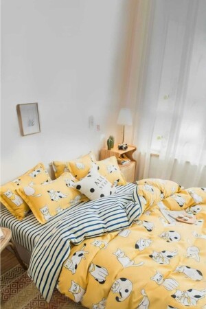 Ranforce Double Sided Single Duvet Cover Set AWCT-0184 - Always