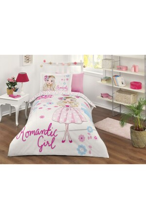 Ranforce Duvet Cover Set Single Romantic Girl 2802425 - Özdilek