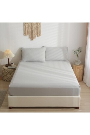 Ranforce Fabric Fitted Sheet Set and Pillow Case Double - Single 180x200 - Good Morning