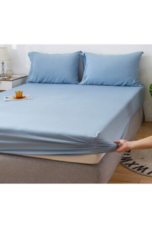 Ranforce Fabric Fitted Sheet Set and Pillowcase Double - Single - Good Morning