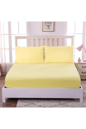Ranforce Fabric Fitted Sheet Set and Pillowcase Double - Single - Good Morning