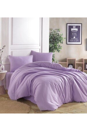 Ranforce Cotton Sheet Elastic Double Duvet Cover Set NEVRESİM_SET - Şanlı