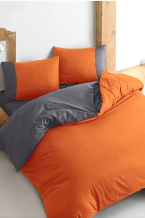 Ranforce Sheet Elastic Double Duvet Cover Set AWCT-0153 - Always