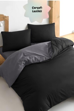 Ranforce Single Bed Sheet Elastic Duvet Cover Set AWCT-069 - Always
