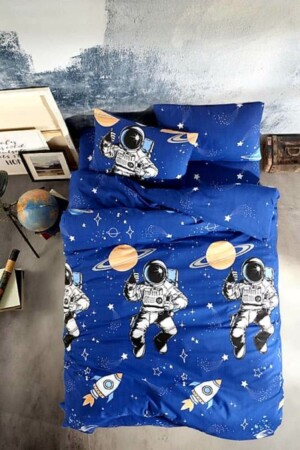 Ranforce Single Duvet Cover Set astro4441 - Always