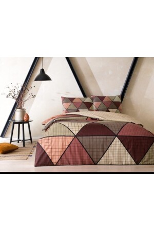 Ranforce Young Fashion Einzelbettbezug-Set Delta Elastic 160 cm x 220 cm 93964 - Taç