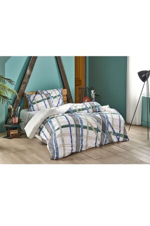 Ranforce Young Fashion Fisher Green Single Duvet Cover Set 60251382 - Taç