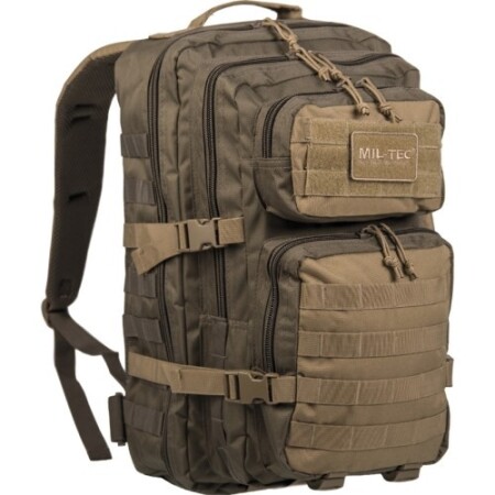 RANGER GRÜN/COYOTE RUCKSACK US ASSAULT GROSS - MIL-TEC
