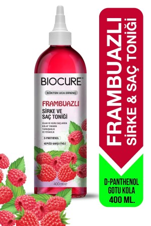 Raspberry Vinegar and Hair Tonic 400 Ml. - Biocure