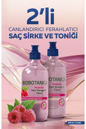 Raspberry Vinegar & Hair Tonic 2 X 250 Ml (2 Pieces) - Biobotanica