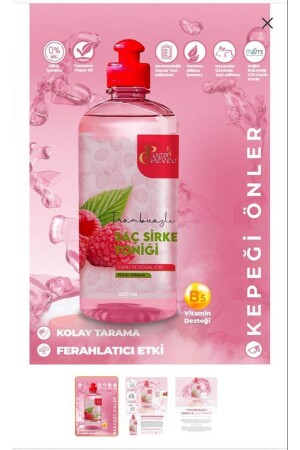Raspberry Vinegar & Hair Tonic 500 ml - Puer Cheveu
