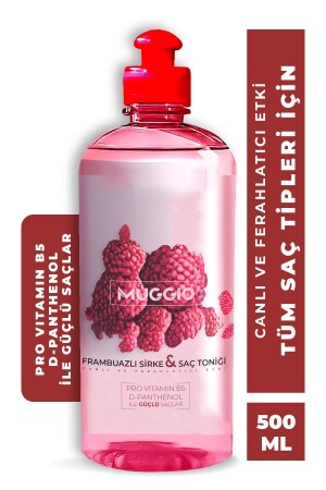 Raspberry Vinegar & Hair Tonic (Strengthened Formula) 500 Ml - Muggio