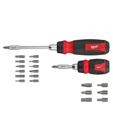 Ratchet screwdriver set with bits MILWAUKEE - Milwaukee Accessories