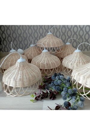 Rattan Bamboo Bohemian Chandelier NNDESIGN018 - NN DESIGN