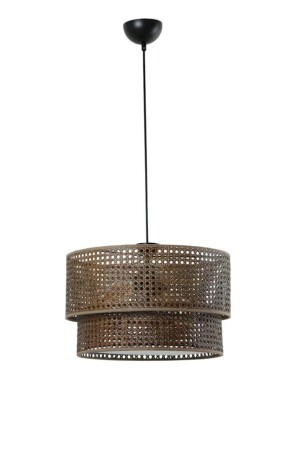 Rattan Ceviz Büyük Pasta Sarkıt 8571-4 - Lumexx