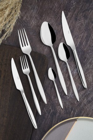 Ravello Ena 84 Piece Fork Spoon Knife Set TAC-5149 - Taç