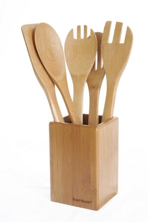 Ravioli Mix Set of 6 Tongs and Spoons - Bambum