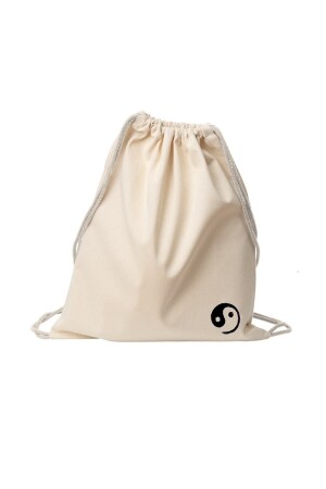 Raw Cloth Natural Patterned Backpack 40x45 Cm - Çantapak