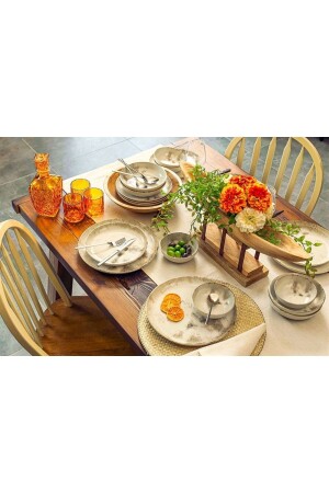 Re-gen Salda Dining Set 24 Pieces 04rga000020 - Porland