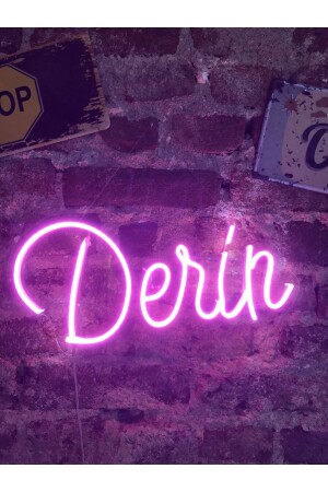 (Read the description) Neon LED Illuminated Text with 1-5 Character Names - Pleksistore