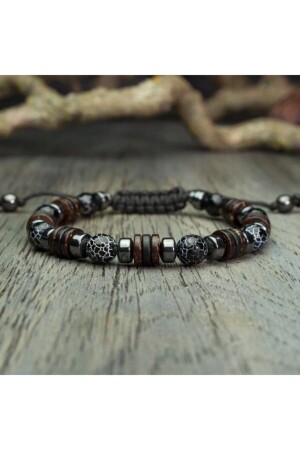 Real Agate Stone Natural Stone Bracelet BLK380 - Alnis Atelier