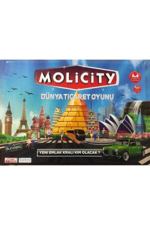 Real Estate Trading Game Molipoly Molicity Monopoly Monopoly Metropol Mega City Family Game New Model - Bundera