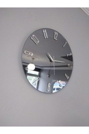 Real Mirrored Decorative Wall Clock (50 CM) 8PAP8 - harika crown