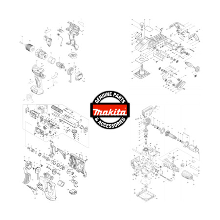 Rear guard GD0800C MAKITA 417185-9 - Makita Parts