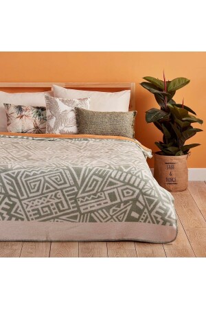 Rebel Cotton Double Blanket Mint (180X220 CM) 12268 - Bella Maison