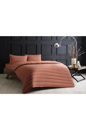 Reborn Comforter Set Natura Dark Salmon Single - Taç
