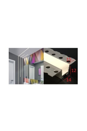 Recessed LED Channel 3 Meters - Recessed LED Channel White - Recessed LED Channel saledknl - OEM
