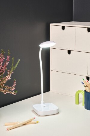 Rechargeable Desk Lamp Touch LED 3 Stage Reading Light Mini Desk Lamp Model 1961 - Patladı Gitti
