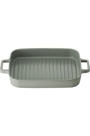 Rechteckige Pfanne aus Aluminiumguss von Fika, 28 cm, Grau, HBCV000010BFFW - NEOFLAM