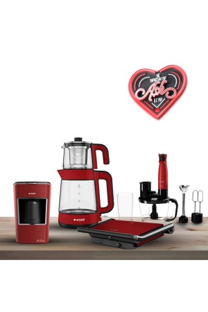 Recital Kitchen Tools Dowry Set Red keasetresital02 - Arçelik
