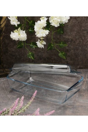 Rectangular Glass Lid Pyrex Oven Dish Fma06255 2019ST000049 - Paşabahçe
