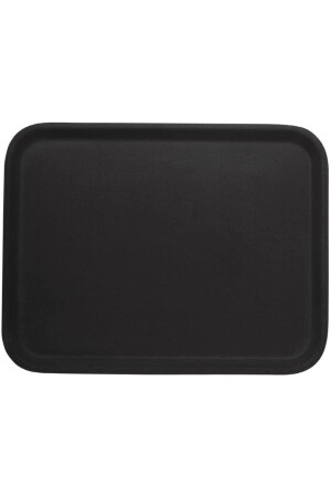 Rectangular Non-Slip Tray 35,6x45,7 Cm - Black 114GLB1418 - Globy