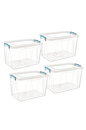 Rectangular Storage Container (30 Lt) 4 Pieces 695 - Homesea