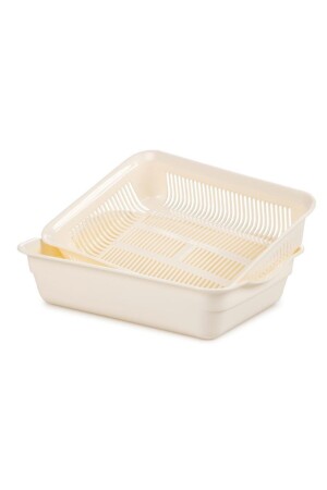 Rectangular Strainer Vegetable Fruit Strainer No:1 - Bo742 BO7421 - Bora Plastik
