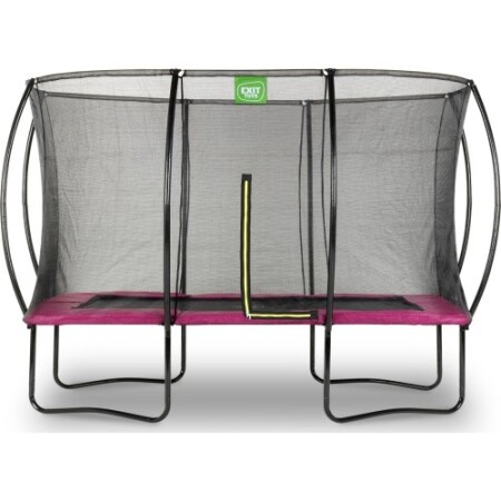 Rectangular trampoline Exit Silhouette 244x366cm - Pink - Exit
