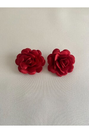 Red Bride Hand Rose - Groom Hand Rose - Bridesmaid Hand Rose - Bridesmaid Bracelet - 2 Pieces - Zeymerade